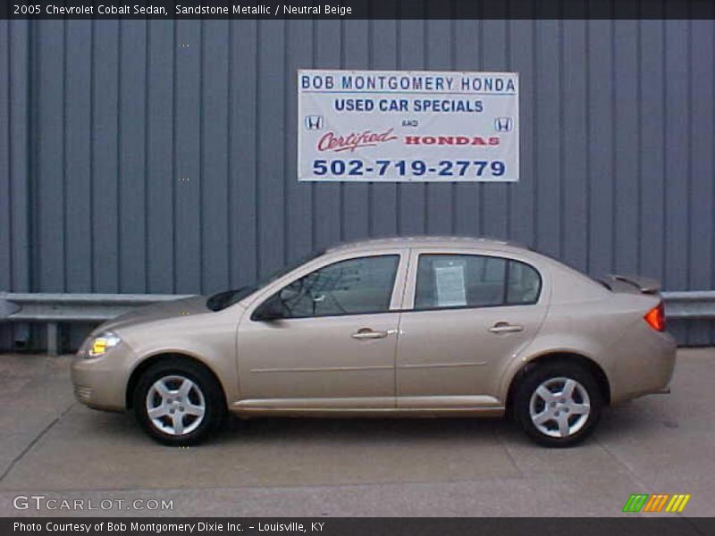 Sandstone Metallic / Neutral Beige 2005 Chevrolet Cobalt Sedan