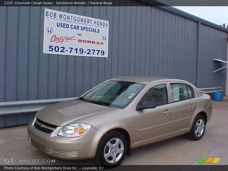 Sandstone Metallic / Neutral Beige 2005 Chevrolet Cobalt Sedan