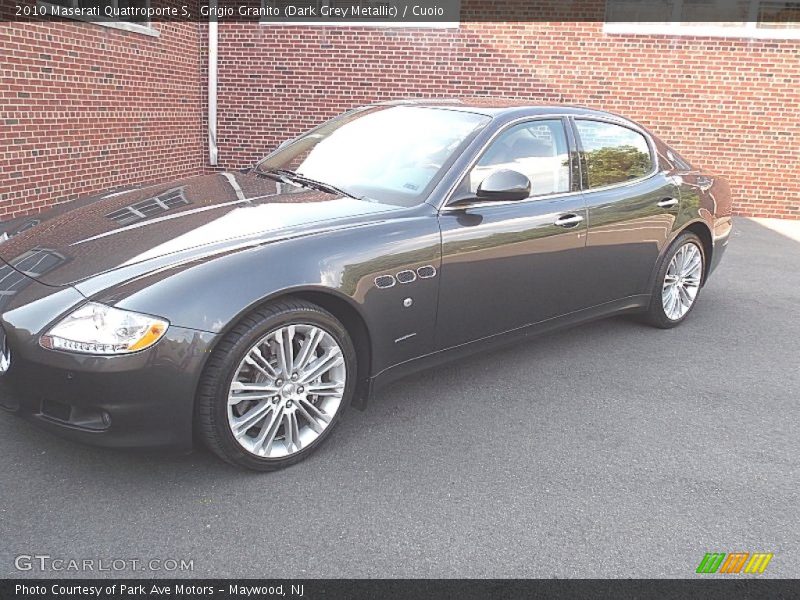Grigio Granito (Dark Grey Metallic) / Cuoio 2010 Maserati Quattroporte S