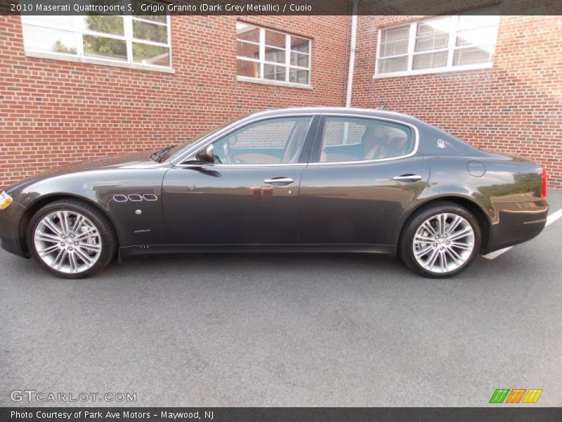 Grigio Granito (Dark Grey Metallic) / Cuoio 2010 Maserati Quattroporte S