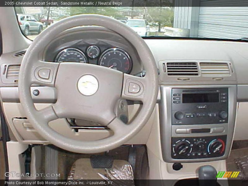 Sandstone Metallic / Neutral Beige 2005 Chevrolet Cobalt Sedan