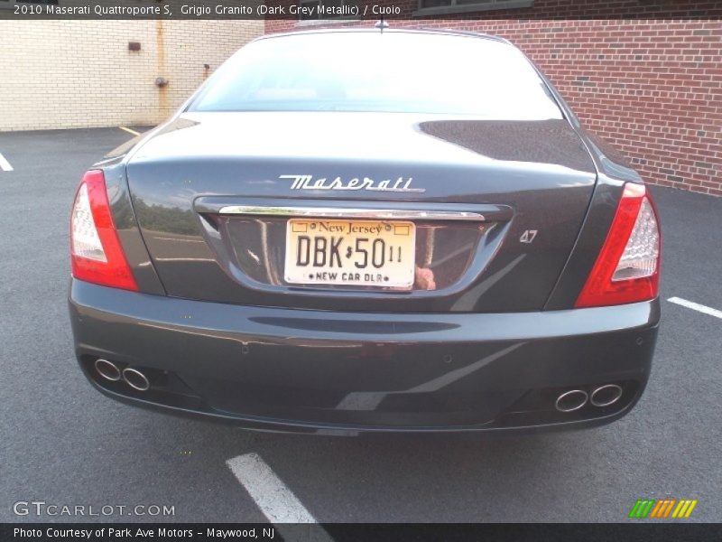 Grigio Granito (Dark Grey Metallic) / Cuoio 2010 Maserati Quattroporte S