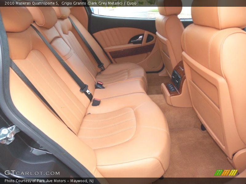 Grigio Granito (Dark Grey Metallic) / Cuoio 2010 Maserati Quattroporte S
