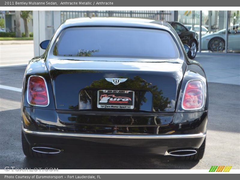 Anthracite Metallic / Anthracite 2011 Bentley Mulsanne Sedan