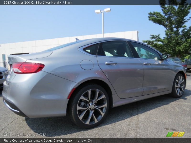 Billet Silver Metallic / Black 2015 Chrysler 200 C