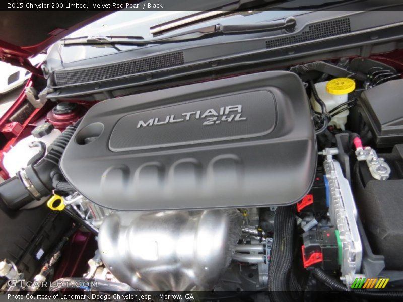 Velvet Red Pearl / Black 2015 Chrysler 200 Limited
