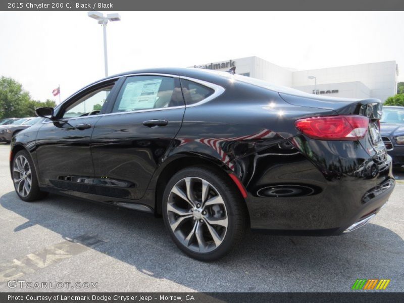 Black / Black 2015 Chrysler 200 C