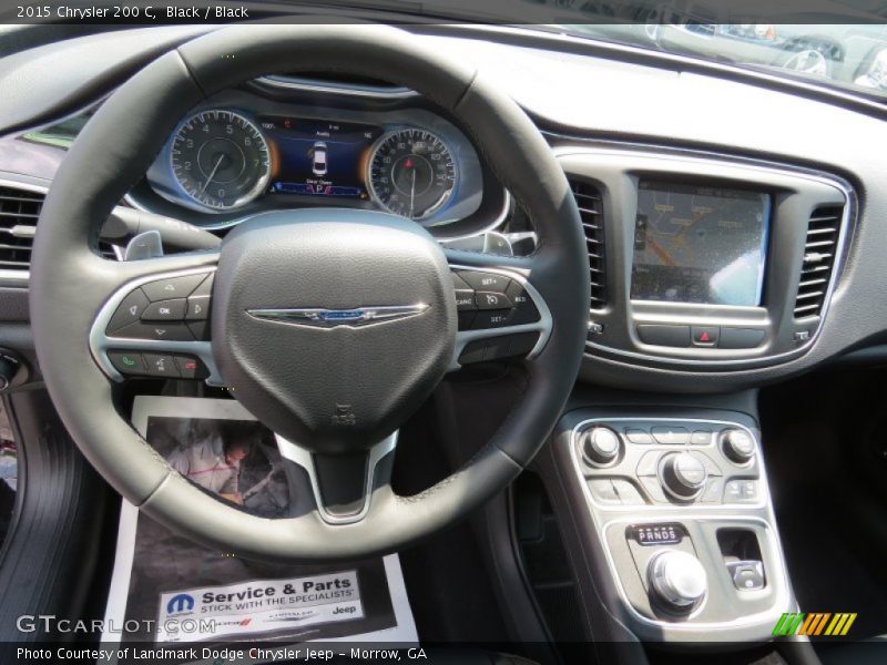 Black / Black 2015 Chrysler 200 C