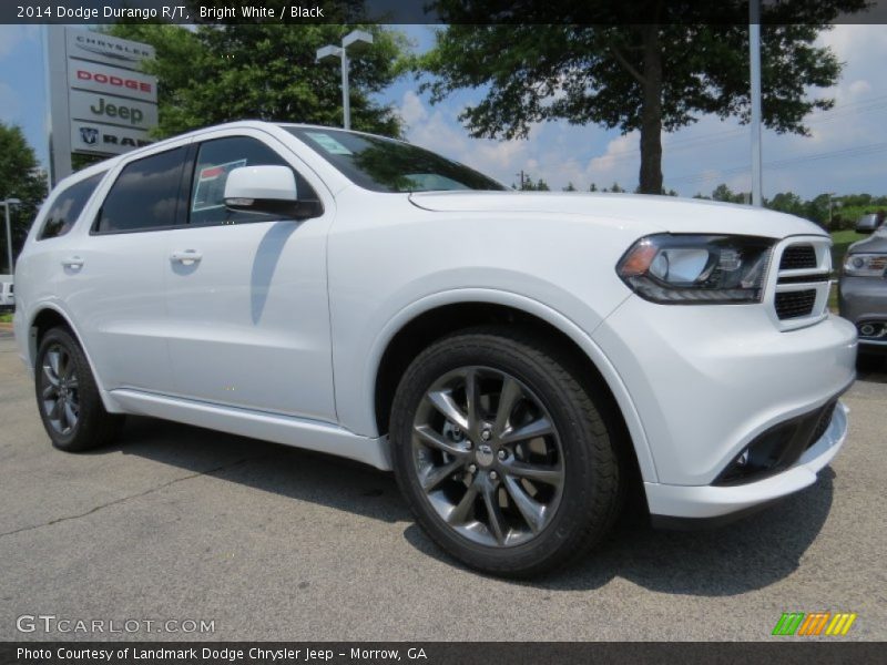 Bright White / Black 2014 Dodge Durango R/T