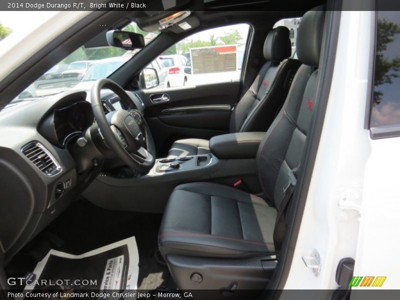 Bright White / Black 2014 Dodge Durango R/T