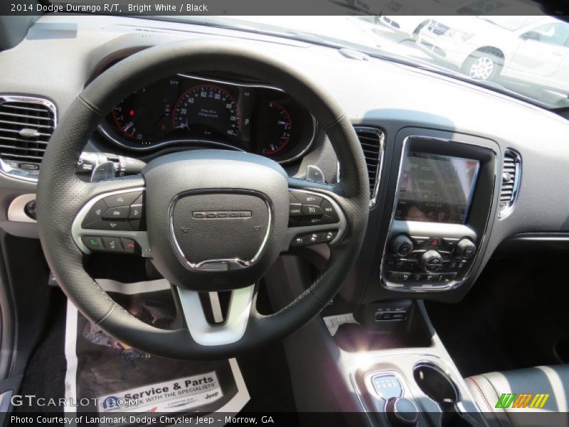 Bright White / Black 2014 Dodge Durango R/T