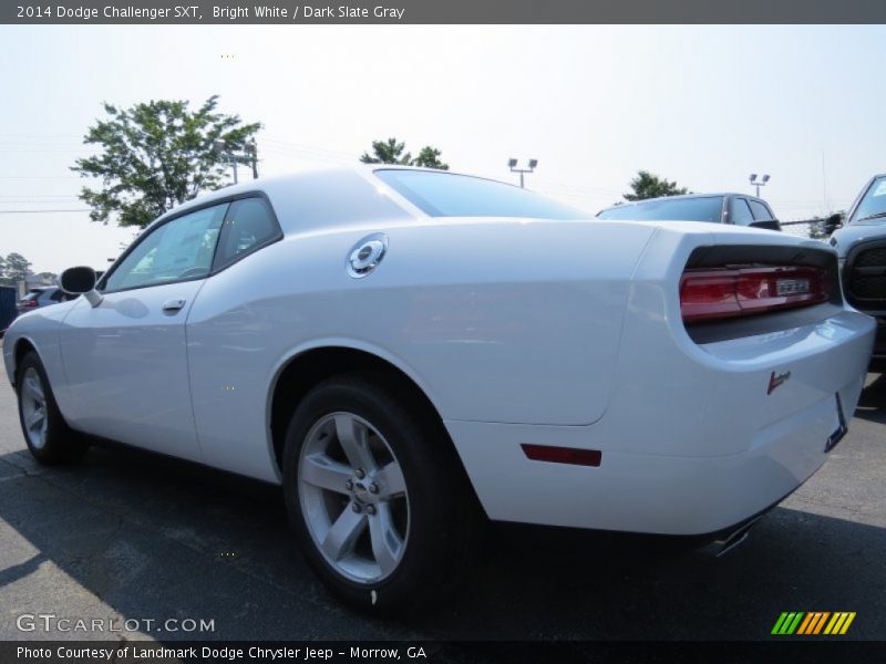 Bright White / Dark Slate Gray 2014 Dodge Challenger SXT