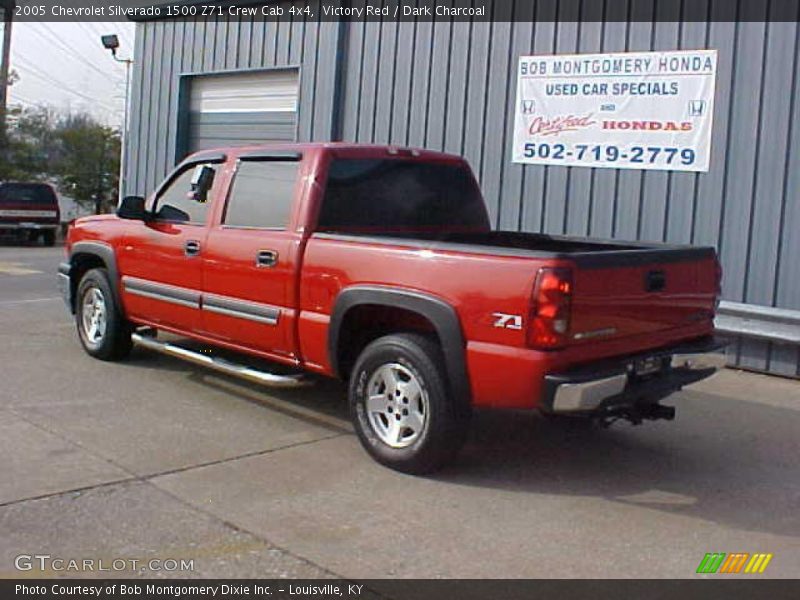 Victory Red / Dark Charcoal 2005 Chevrolet Silverado 1500 Z71 Crew Cab 4x4