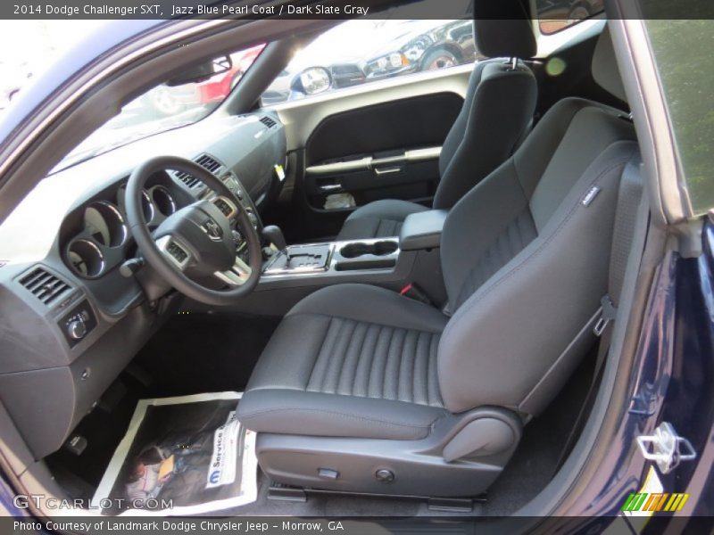 Jazz Blue Pearl Coat / Dark Slate Gray 2014 Dodge Challenger SXT