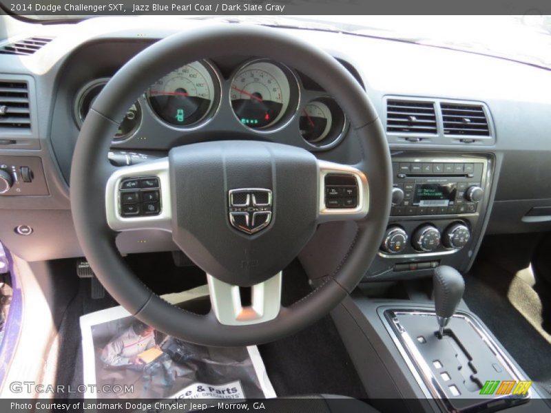Jazz Blue Pearl Coat / Dark Slate Gray 2014 Dodge Challenger SXT
