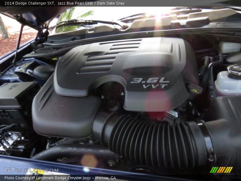 Jazz Blue Pearl Coat / Dark Slate Gray 2014 Dodge Challenger SXT