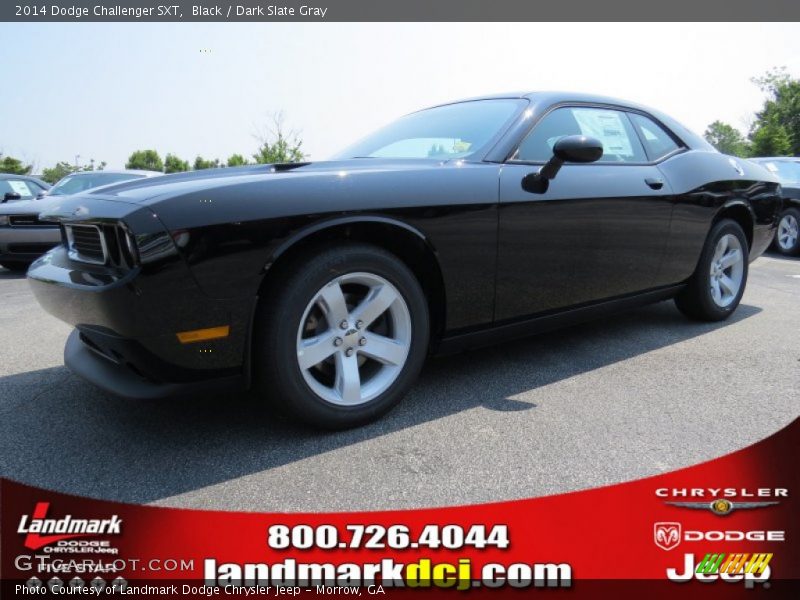 Black / Dark Slate Gray 2014 Dodge Challenger SXT