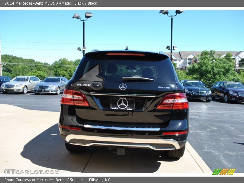 Black / Black 2014 Mercedes-Benz ML 350 4Matic