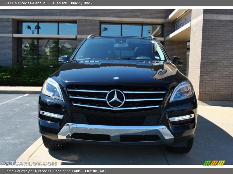 Black / Black 2014 Mercedes-Benz ML 350 4Matic
