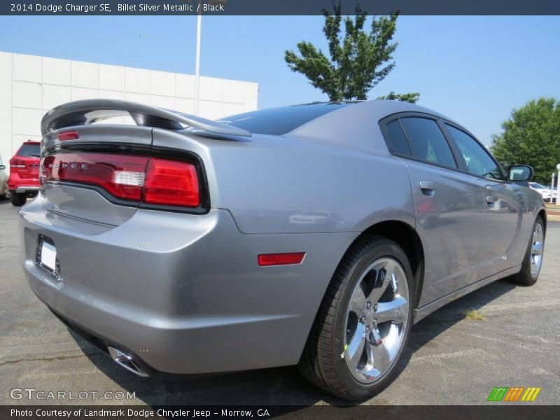 Billet Silver Metallic / Black 2014 Dodge Charger SE