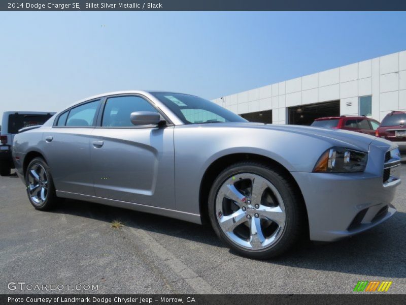 Billet Silver Metallic / Black 2014 Dodge Charger SE