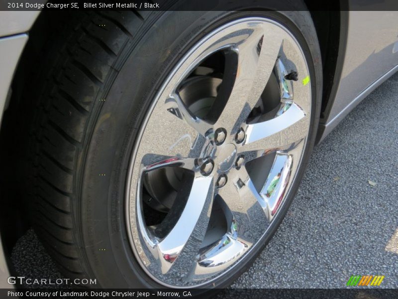 Billet Silver Metallic / Black 2014 Dodge Charger SE