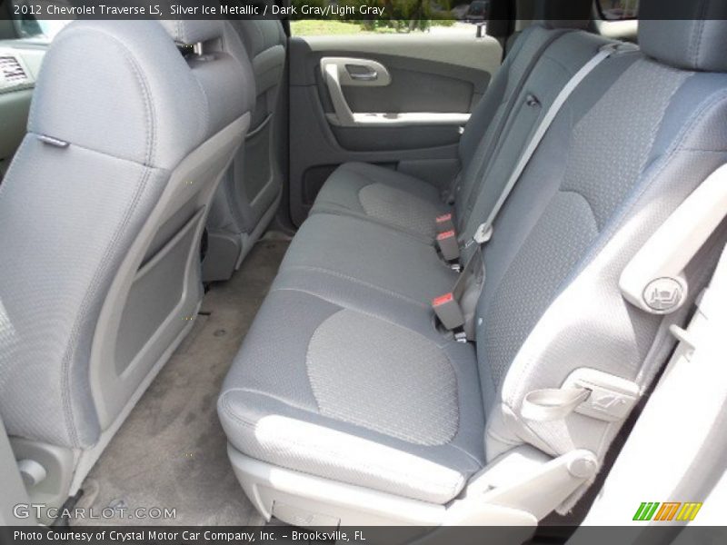 Silver Ice Metallic / Dark Gray/Light Gray 2012 Chevrolet Traverse LS