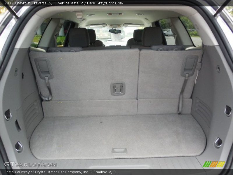 Silver Ice Metallic / Dark Gray/Light Gray 2012 Chevrolet Traverse LS