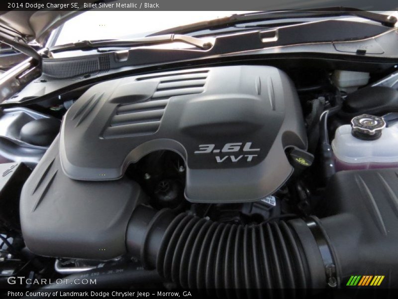 Billet Silver Metallic / Black 2014 Dodge Charger SE