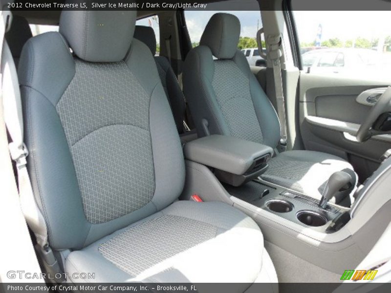 Silver Ice Metallic / Dark Gray/Light Gray 2012 Chevrolet Traverse LS