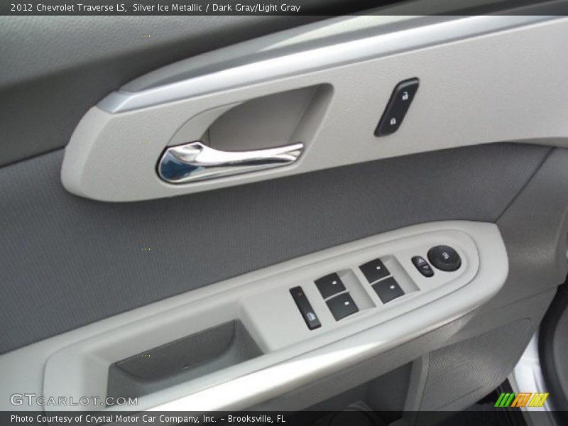 Silver Ice Metallic / Dark Gray/Light Gray 2012 Chevrolet Traverse LS