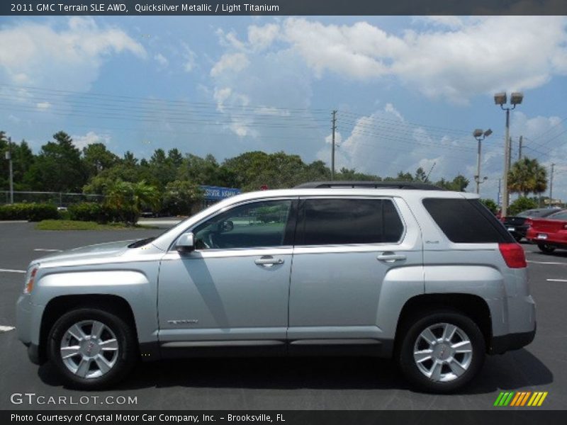 Quicksilver Metallic / Light Titanium 2011 GMC Terrain SLE AWD