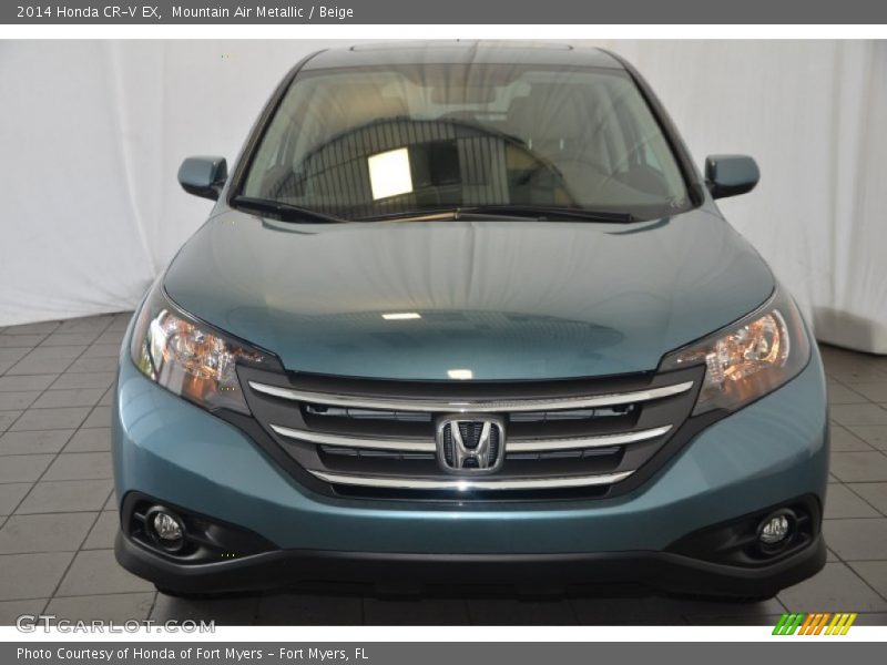 Mountain Air Metallic / Beige 2014 Honda CR-V EX