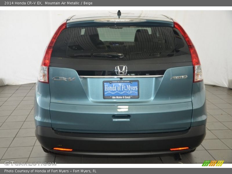 Mountain Air Metallic / Beige 2014 Honda CR-V EX