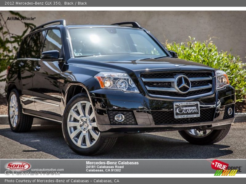 Black / Black 2012 Mercedes-Benz GLK 350