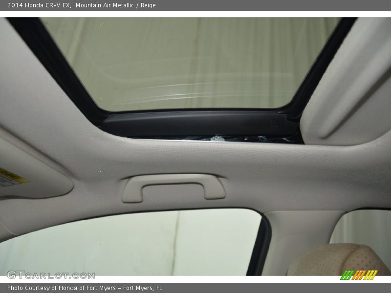 Mountain Air Metallic / Beige 2014 Honda CR-V EX