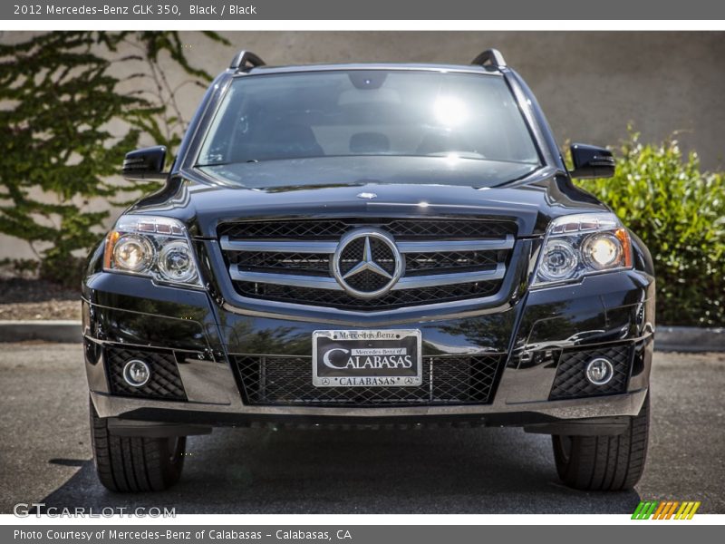 Black / Black 2012 Mercedes-Benz GLK 350