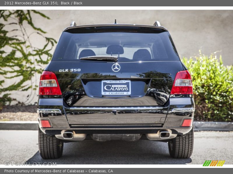 Black / Black 2012 Mercedes-Benz GLK 350