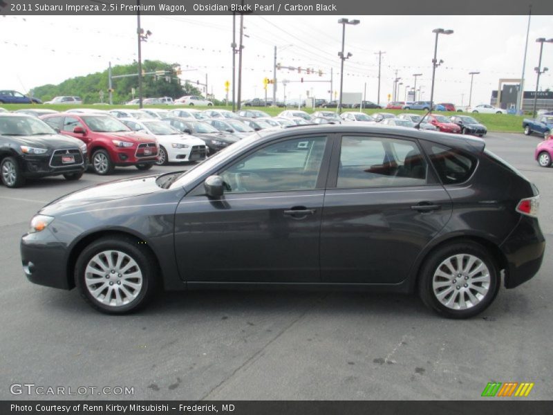 Obsidian Black Pearl / Carbon Black 2011 Subaru Impreza 2.5i Premium Wagon