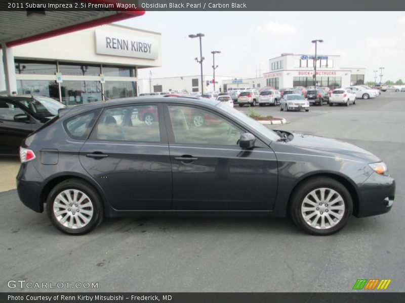Obsidian Black Pearl / Carbon Black 2011 Subaru Impreza 2.5i Premium Wagon