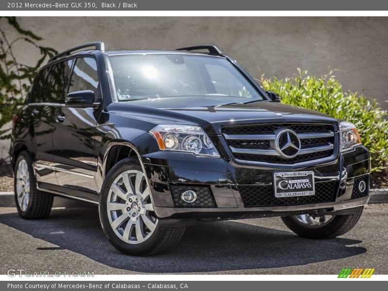 Black / Black 2012 Mercedes-Benz GLK 350