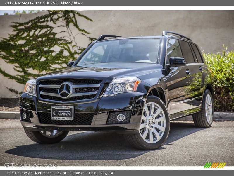 Black / Black 2012 Mercedes-Benz GLK 350