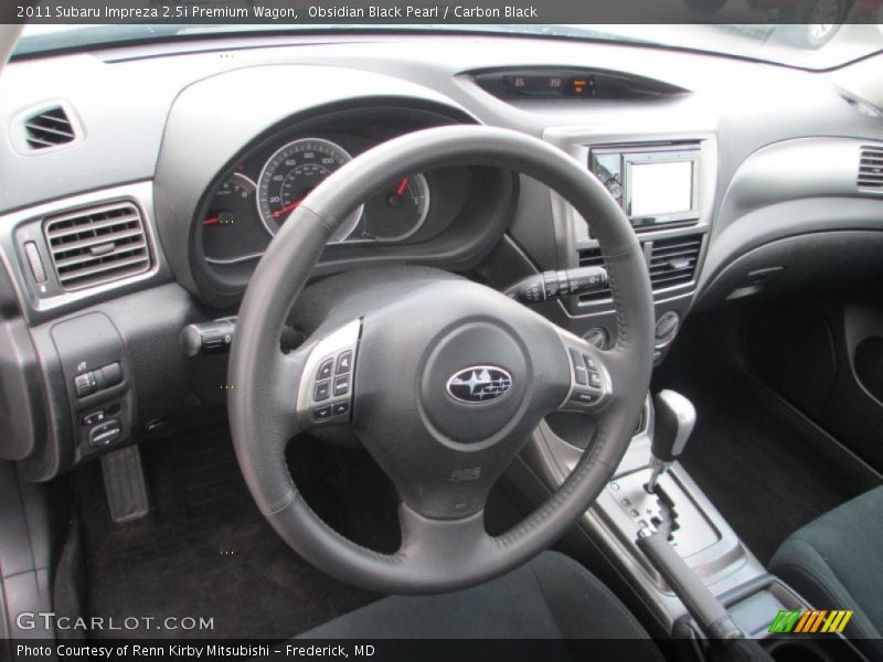 Obsidian Black Pearl / Carbon Black 2011 Subaru Impreza 2.5i Premium Wagon