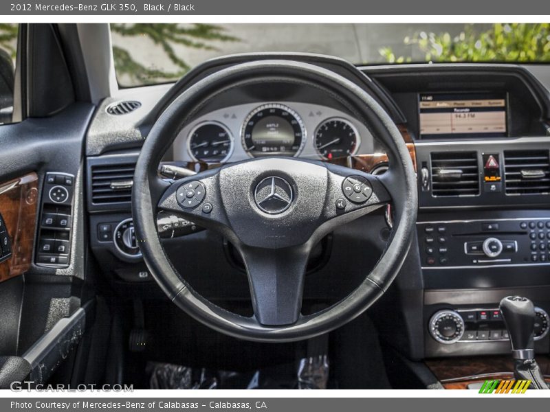 Black / Black 2012 Mercedes-Benz GLK 350