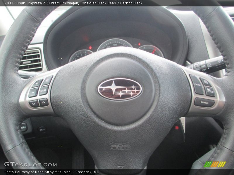 Obsidian Black Pearl / Carbon Black 2011 Subaru Impreza 2.5i Premium Wagon