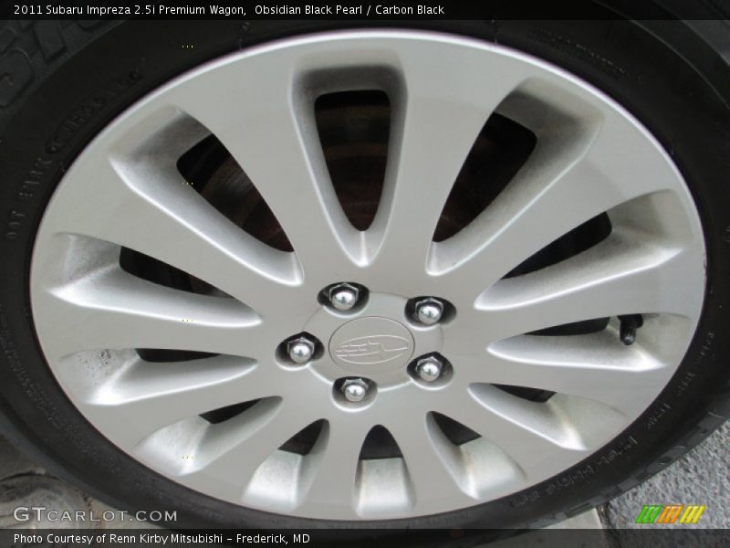 Obsidian Black Pearl / Carbon Black 2011 Subaru Impreza 2.5i Premium Wagon