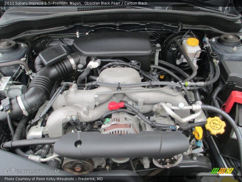 Obsidian Black Pearl / Carbon Black 2011 Subaru Impreza 2.5i Premium Wagon