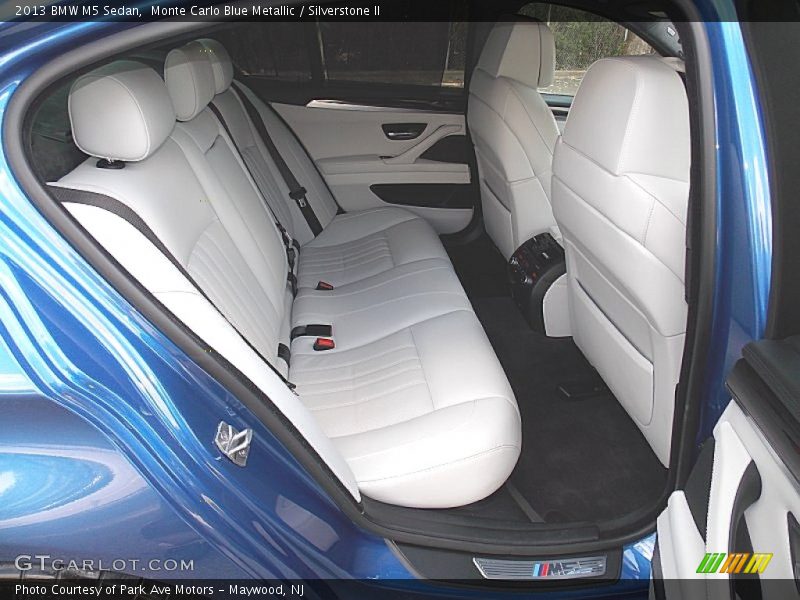 Rear Seat of 2013 M5 Sedan