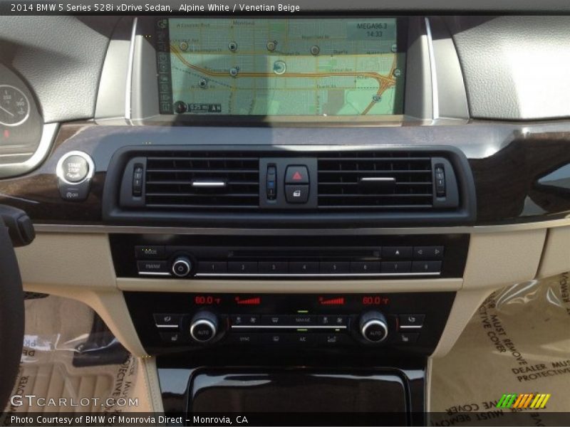 Alpine White / Venetian Beige 2014 BMW 5 Series 528i xDrive Sedan