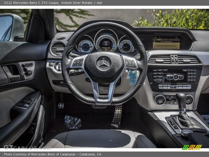 Iridium Silver Metallic / Ash 2012 Mercedes-Benz C 250 Coupe